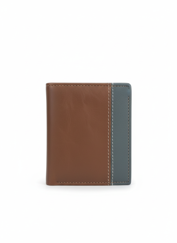 Classic Brown Bi-Fold Leather Wallet – Smart, Sleek, and  Functional